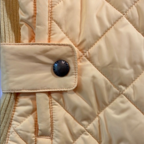 Ralph Lauren Sport Yellow Quilted Genuine Suede Vest with Crest Logo - Size M - Picture 7 of 16